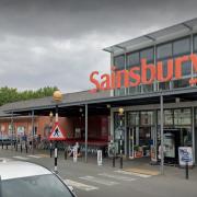 The incident happened at the Sainsbury's store in Dudbridge
