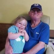 Gus and his great granddaughter Poppie