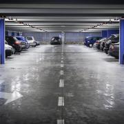 Library image of a car park