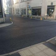First look as George Street, Russell Street and King Street resurfaced this week