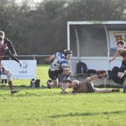 Action shots from Stroud's win at Old Cryptians on Saturday