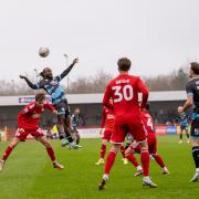 Action shots from Forest Green Rovers' 2-0 defeat at Crawley Town