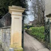 Railings have been installed at Bank Gardens in Stroud