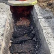 Significant cracks have been found as Gloucestershire County Council examine the carriageway below the surface of A46