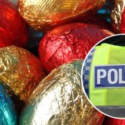 “Suspicious” chocolate Easter eggs were found outside a home in Stroud, police say (library image)