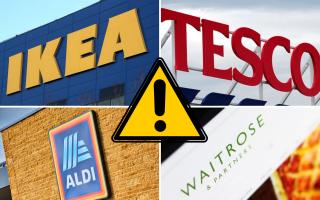 IKEA, Aldi Tesco and more issue 'do not eat' warning amid health concerns - full list. (PA/Canva)