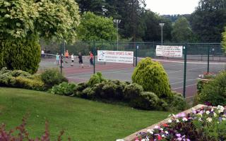 The Stratford Park tennis courts are being revamped