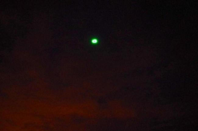One of the previous UFO sightings spotted above Whiteshill in Stroud.