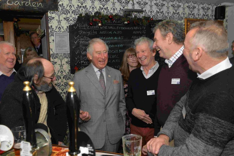 When future King Charles III pulled a pint at village pub 